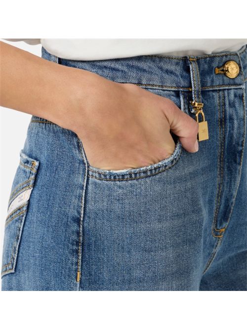 BALLOON JEANS ELISABETTA FRANCHI | PJ27D61E2139 blue vintage